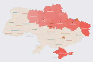Російські загарбники атакують Україну ударними БпЛА: мапа тривог