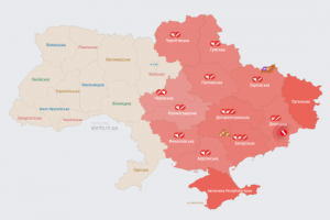 Російські загарбники атакують Україну ударними БпЛА: мапа тривог