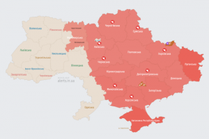 Російські загарбники атакують Україну ударними БпЛА: мапа тривог