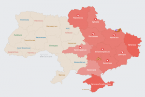 Російські загарбники атакують Україну ударними БпЛА: мапа тривог