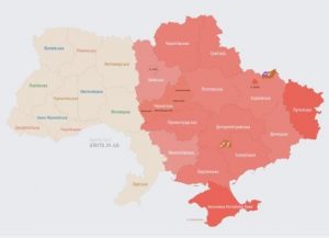 У Києві та низці областей оголошено повітряну тривогу – карта
