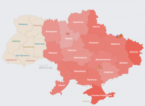 Половину областей України охопила повітряна тривога: загроза ракетних ударів і дронів