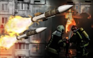 Унаслідок атаки РФ у Києві спалахнули пожежі у двох районах