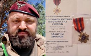 Старший солдат Анатолій Грищук із Бершадщини отримав відзнаку «Золотий хрест»